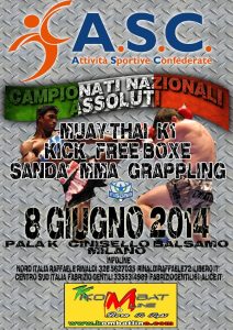Atleta della MMA ATLETICA BOXE, Alessio Paladino diventa Campione Italiano Fiscam agli assoluti di MMA