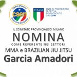 Il CSEN Milano conferisce nomina al Maestro Garcia. Se sei interessato ad approfondire seriamente le discipline del MMA e BRAZILIAN JIU JITSU rimani informato…